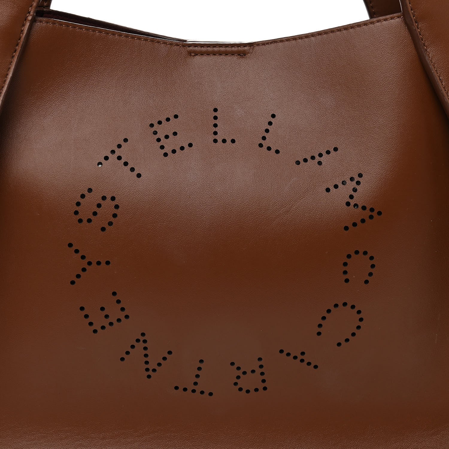 Stella McCartney Eco Alter Nappa East West Perforated Tote Brown 13 of 13