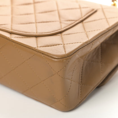 Chanel Lambskin Quilted Small Double Flap Beige 12 of 22