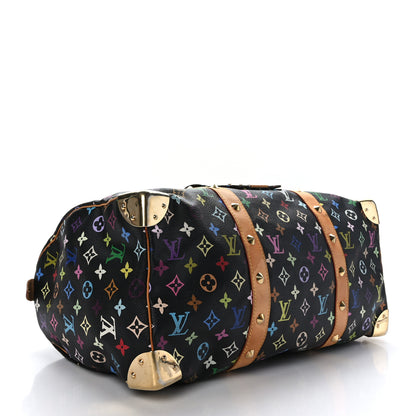 Louis Vuitton Monogram Multicolor Keepall 45 Black 4 of 12