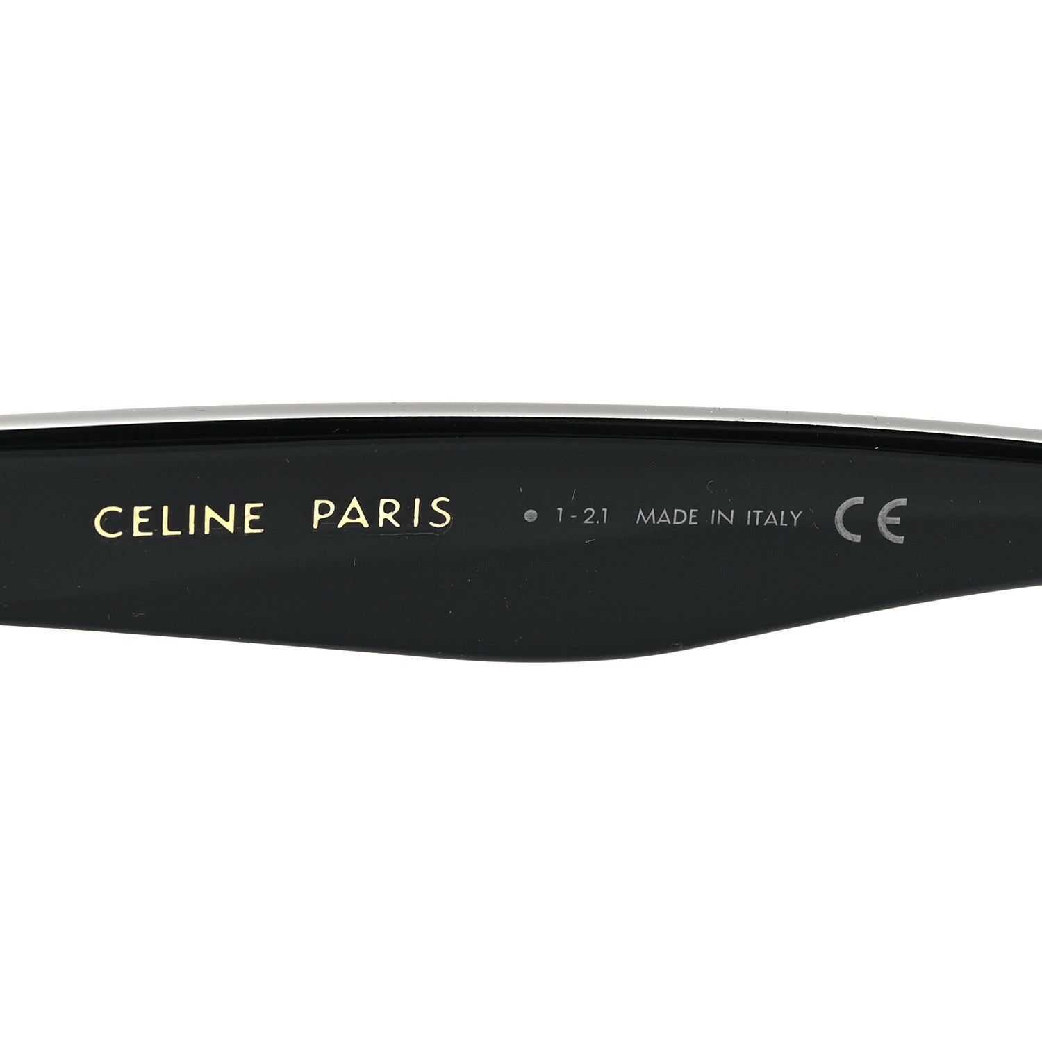 Celine Acetate Square Sunglasses Black 5 of 7