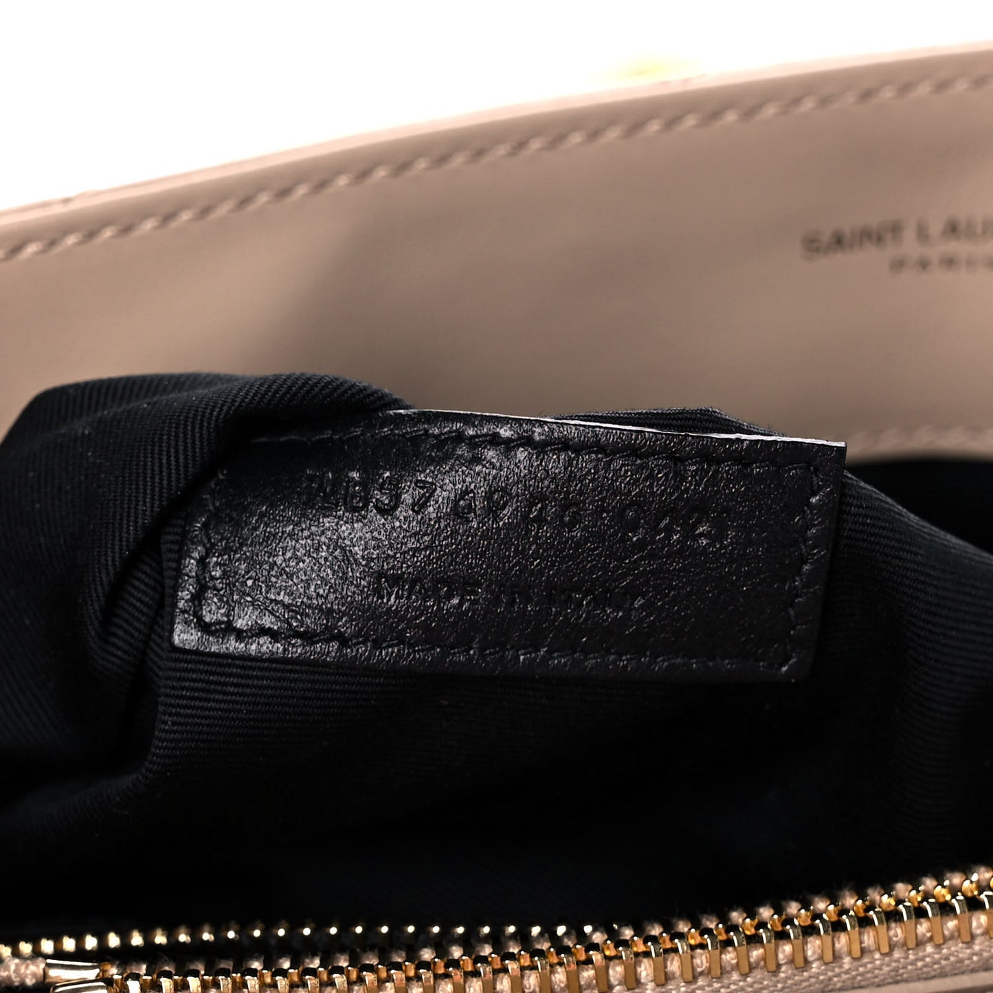 Calfskin Y Quilted Monogram Medium Loulou Chain Satchel Dark Beige