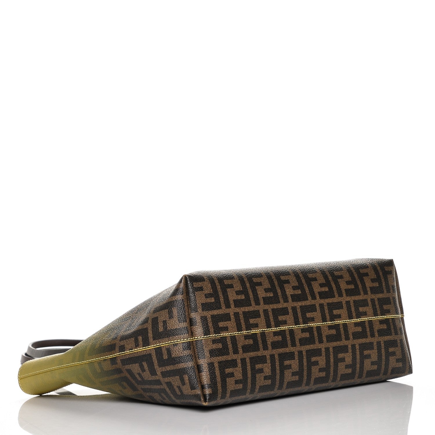 Fendi Zucca Spalmati Ombre Small Roll Tote Tobacco Cedro 4 of 9
