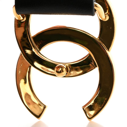 Chanel Calfskin Paris Button CC Belt 90/36 Black 8 of 9