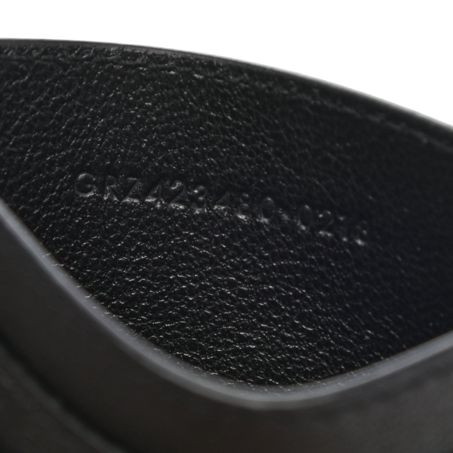 Saint Laurent Calfskin Monogram Credit Card Case Black 7 of 8