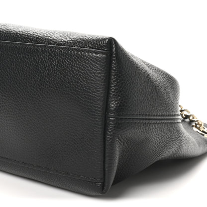 Gucci Pebbled Calfskin Medium Soho Chain Shoulder Bag Black 10 of 10