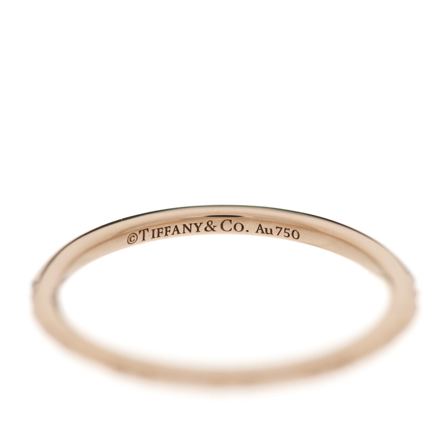 Tiffany 18K Rose Gold 1.5mm True Band Ring 58 8.5 4 of 4
