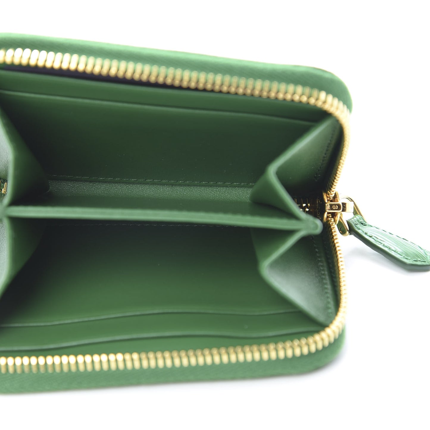 Vitello Move Metal Coin Purse Verde