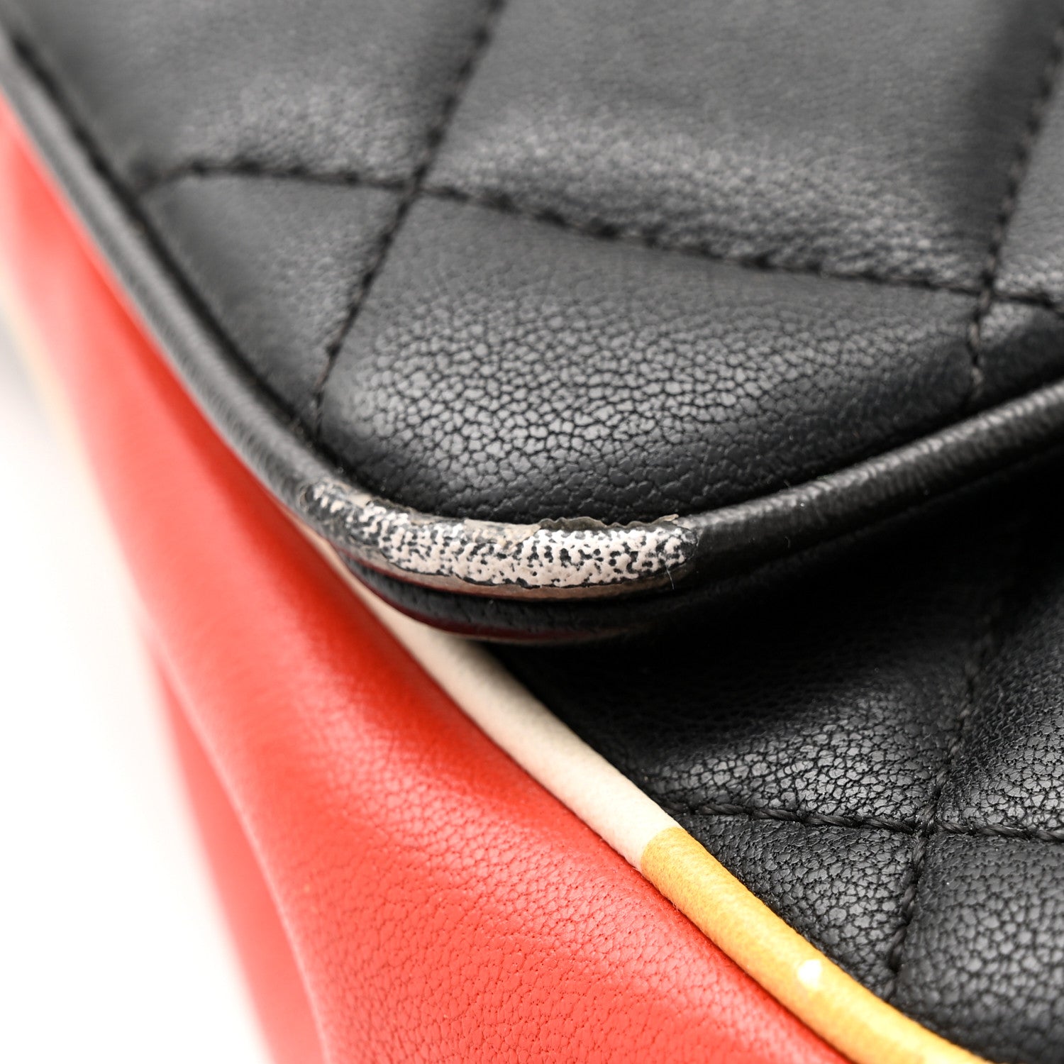 Chanel Lambskin Plexiglass Quilted Small Cuba Color Flap Black Multicolor 15 of 15