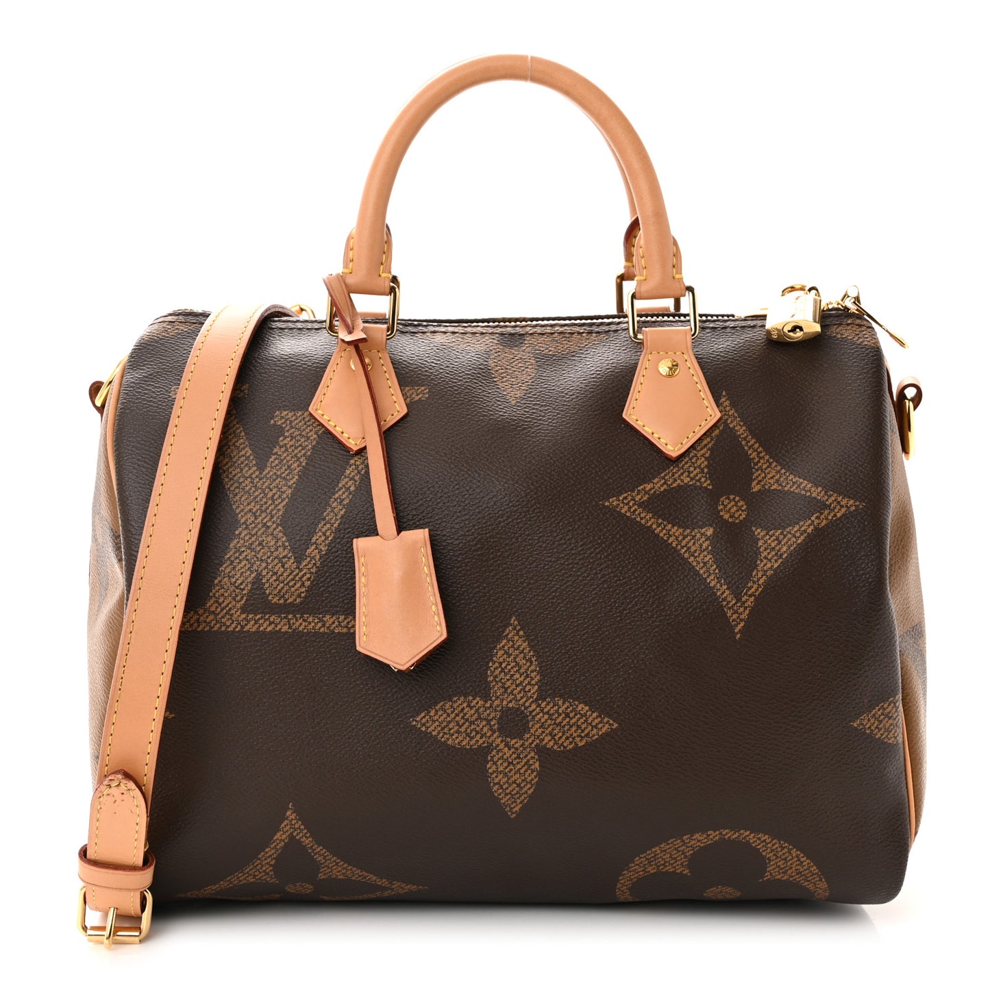 Reverse Monogram Giant Speedy Bandouliere 30