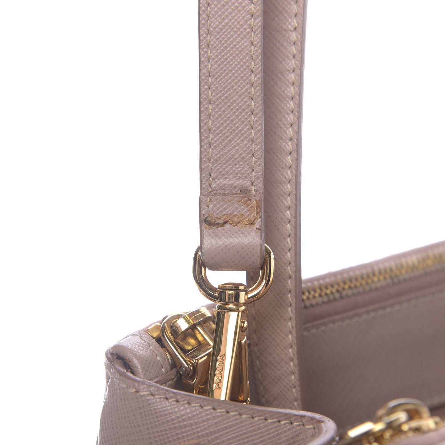 Saffiano Medium Galleria Double Zip Tote Cammeo