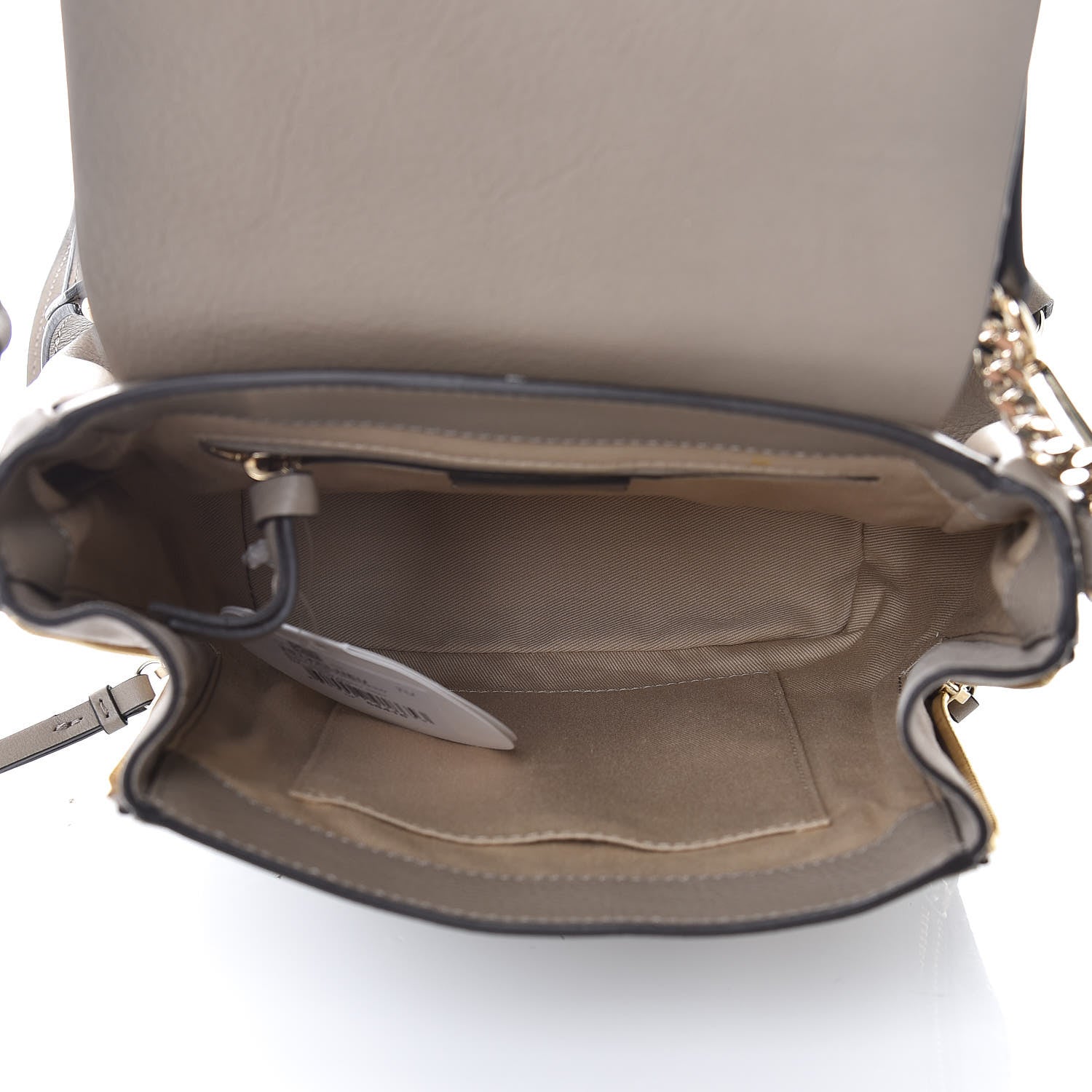 Chloe Suede Calfskin Small Faye Backpack Motty Grey 6 of 9