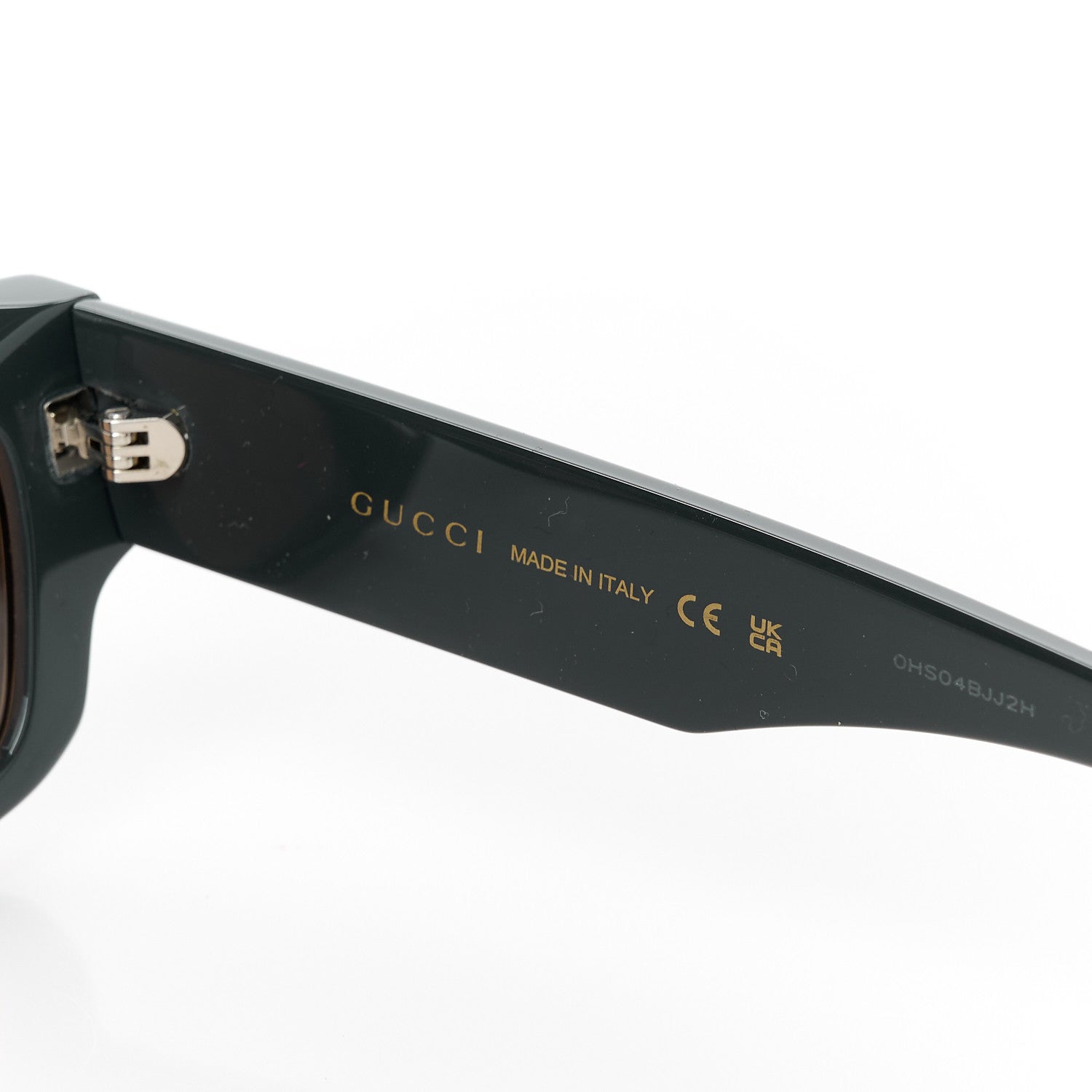 Gucci Acetate Rectangular Frame Sunglasses GG1838S Dark Grey 6 of 8