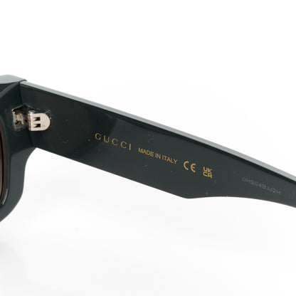 Gucci Acetate Rectangular Frame Sunglasses GG1838S Dark Grey 6 of 8