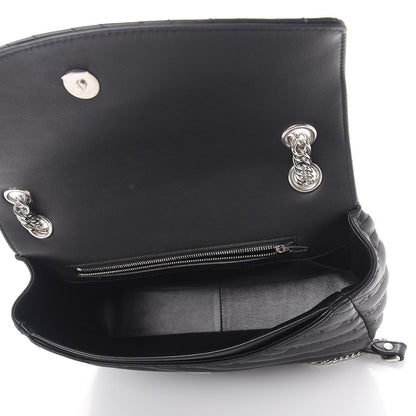 Balenciaga Calfskin Charms Logo Matelasse M BB Round Shoulder Bag Black 5 of 10