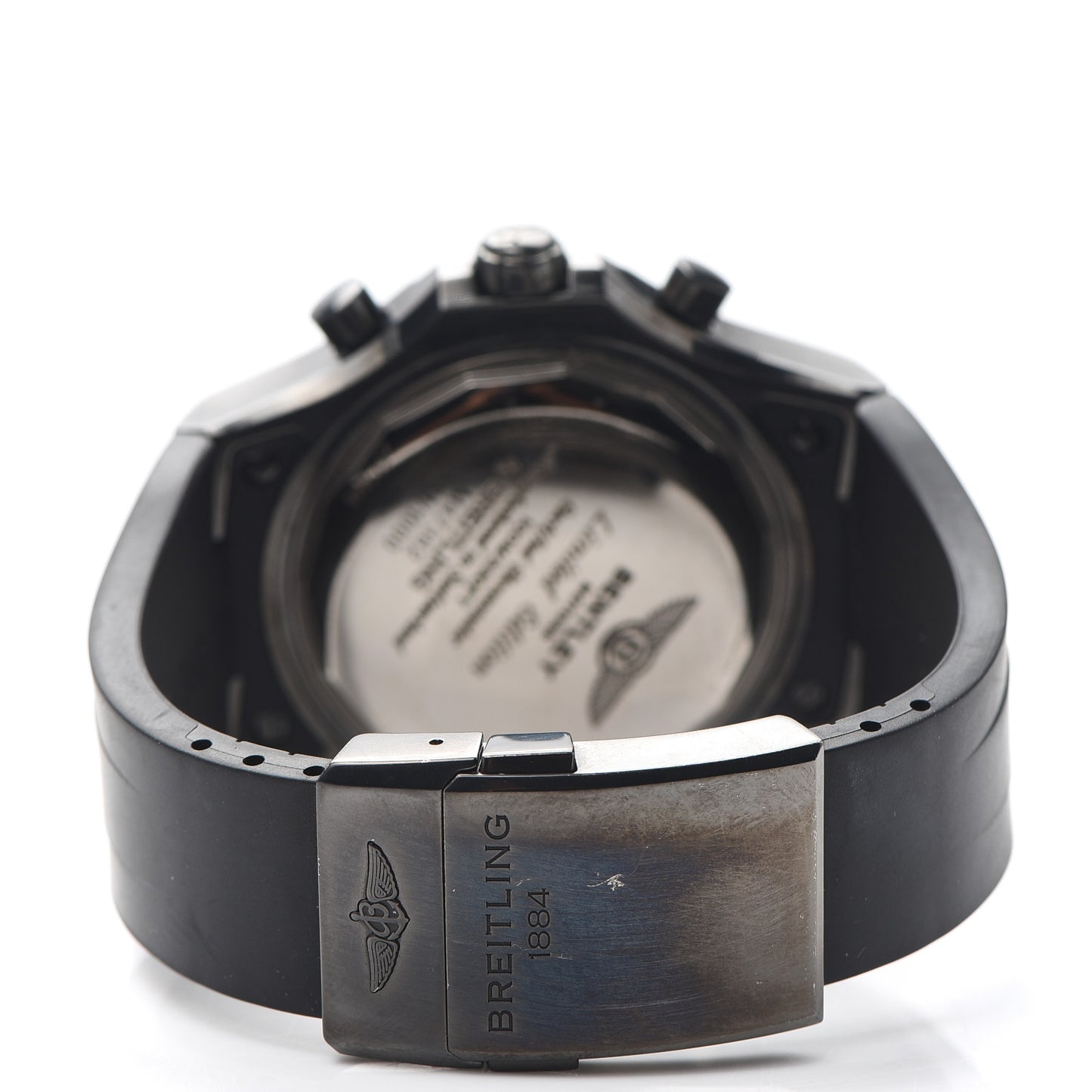 Carbon Steel Rubber 49mm Bentley GMT Chronograph Limited Edition Automatic Watch Black M47362