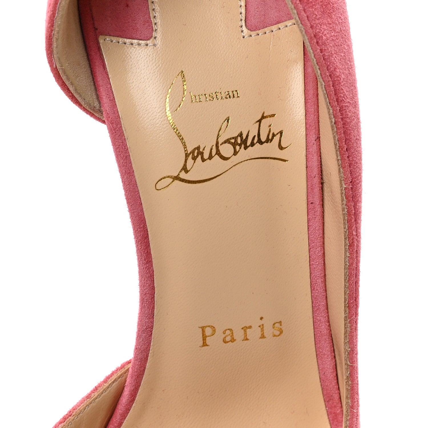 Christian Louboutin Veau Velour Iriza 100 Pumps 38 Milady 7 of 8