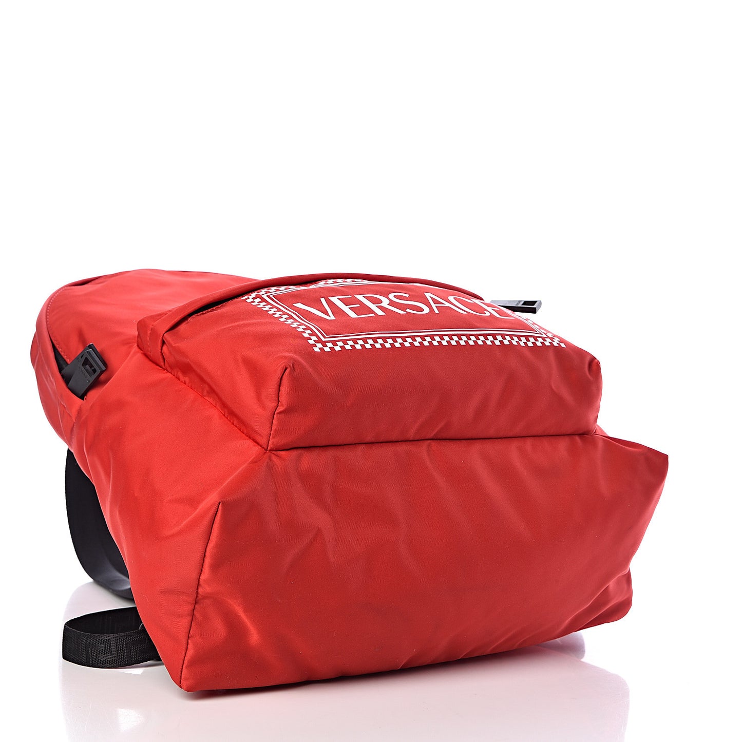 Nylon 90's Vintage Logo Backpack Red White