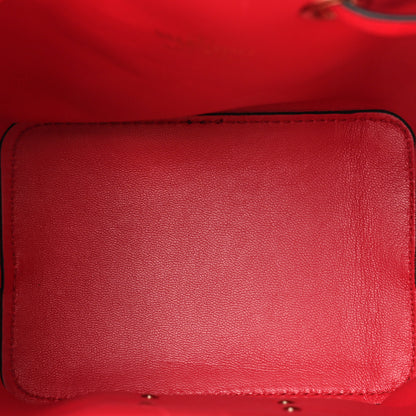 Valentino Garavani Nappa Mini Vlogo Bucket Bag Rouge Pur 5 of 12
