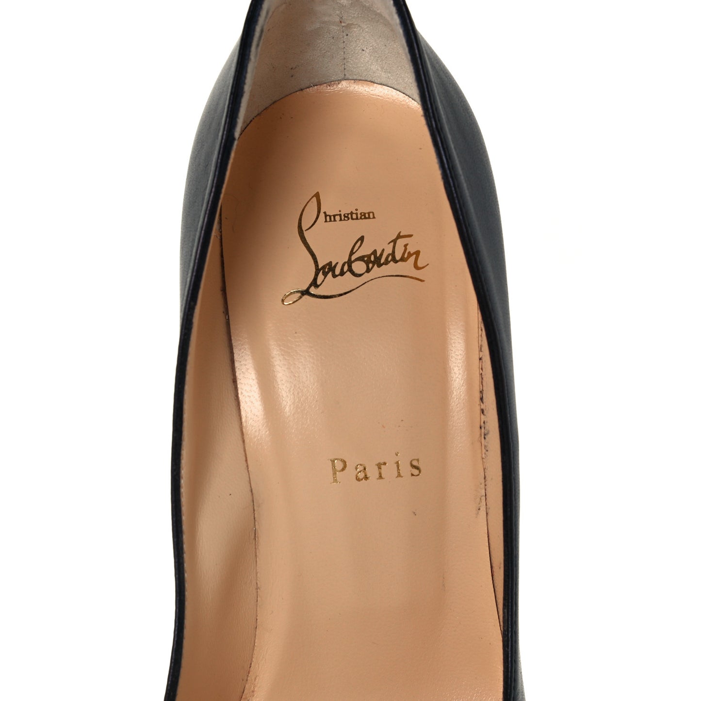 Shiny Nappa Pigalle Follies 100 Pumps 38.5 Black