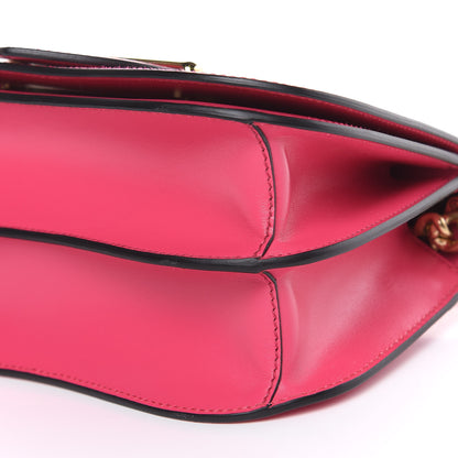 Prada City Calfskin Sidonie Small Chain Crossbody Bag Magenta 7 of 12