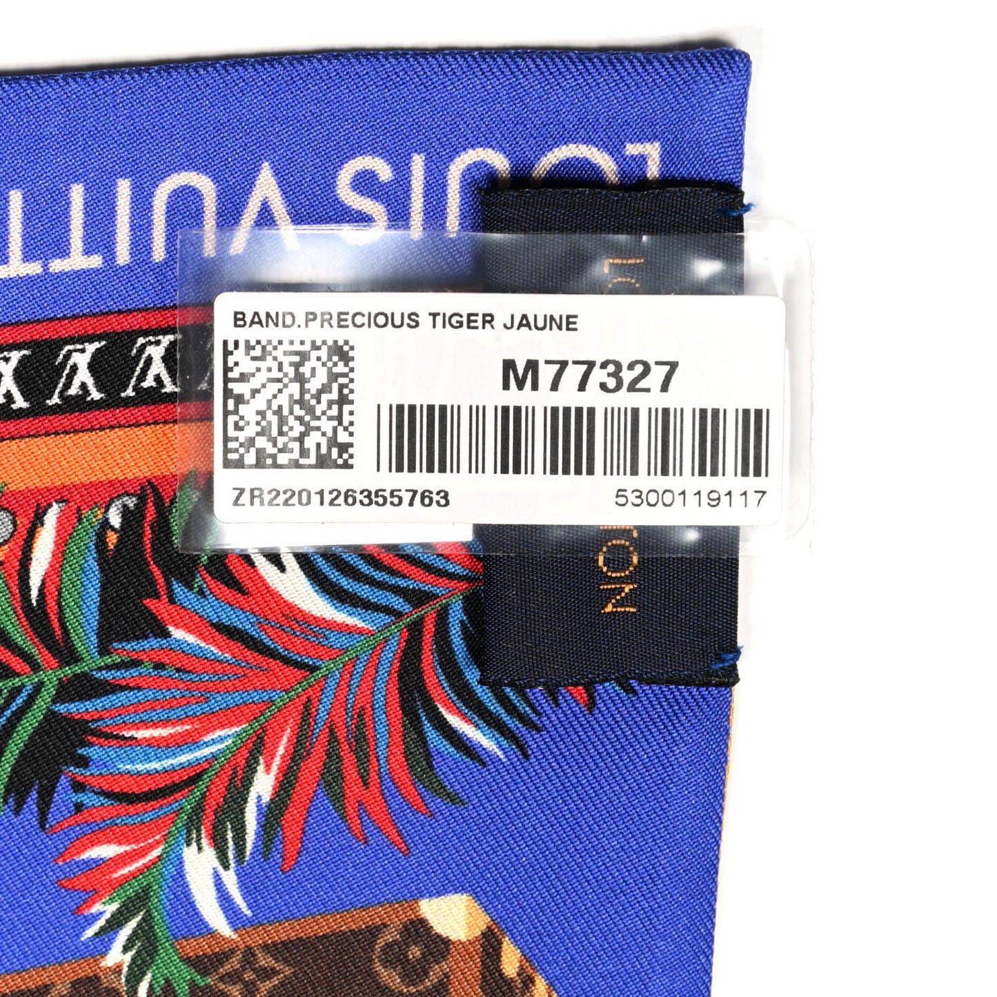 Silk Monogram Precious Tiger Bandeau Yellow