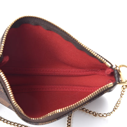 Louis Vuitton Damier Ebene Mini Pochette Accessories 5 of 7