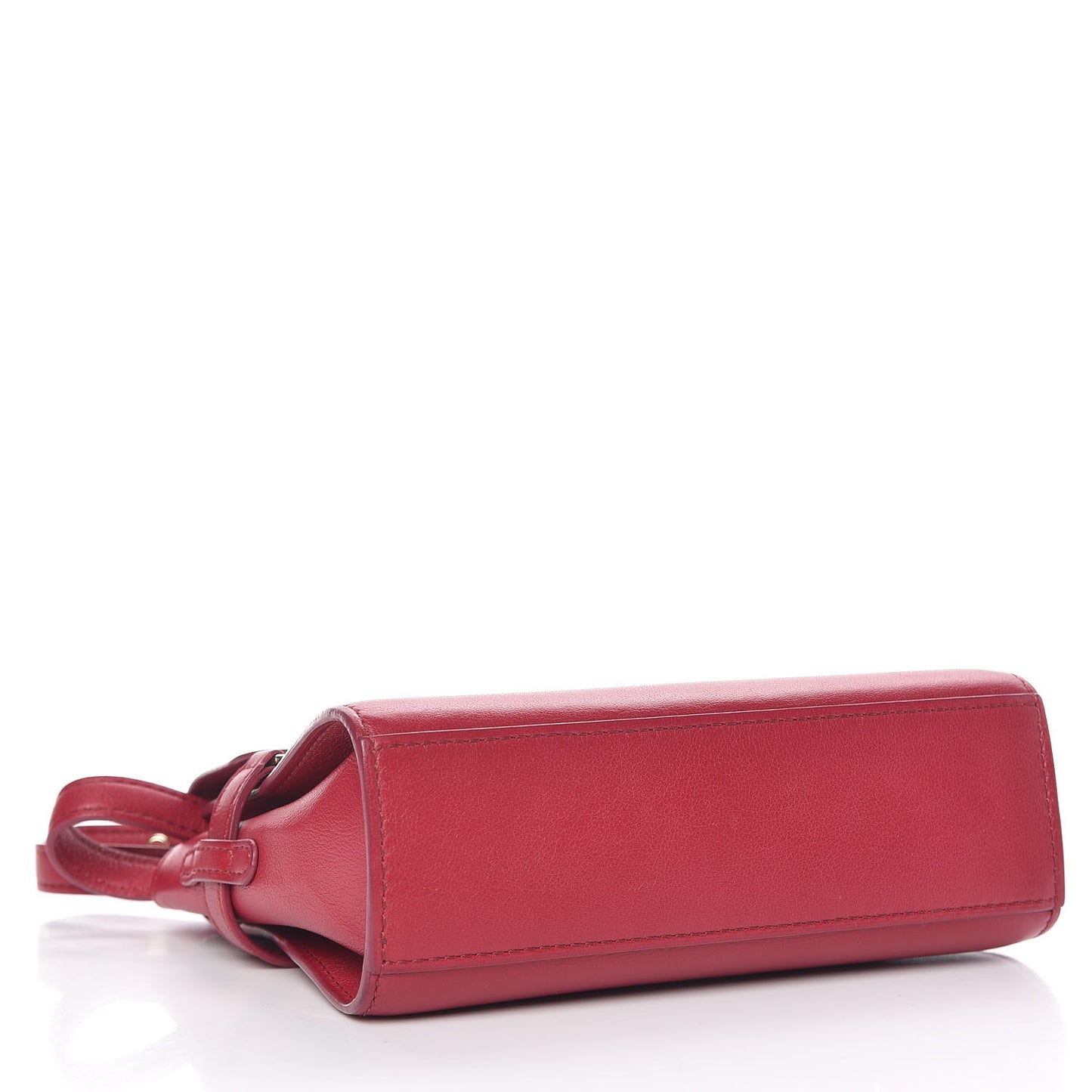 Smooth Calfskin Micro Tempete Satchel Framboise