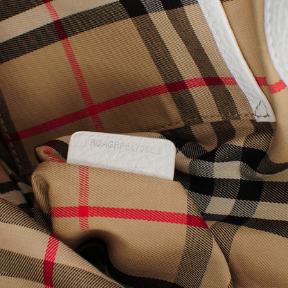Burberry London Grainy Calfskin Medium Baynard Tote White 8 of 8