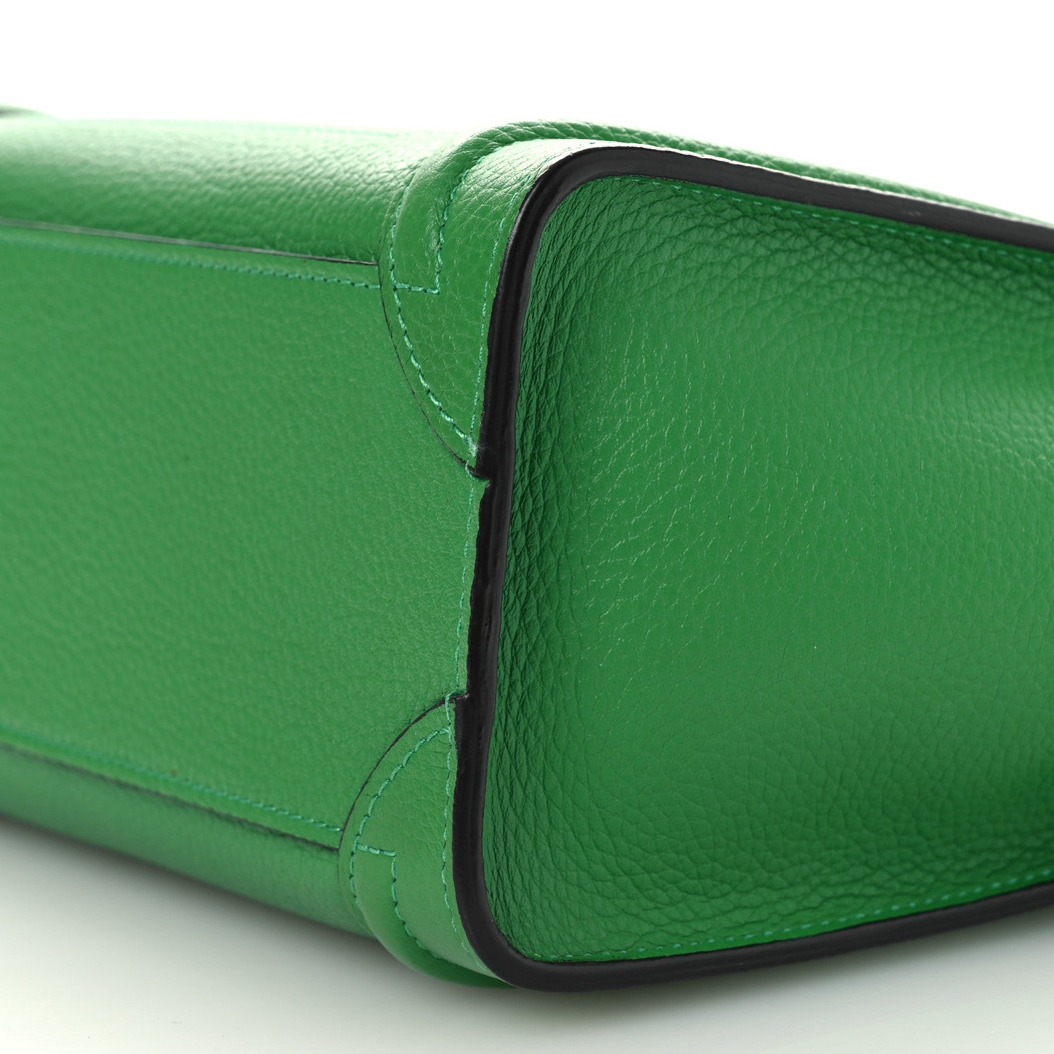 Celine Drummed Calfskin Nano Luggage Mint 11 of 11