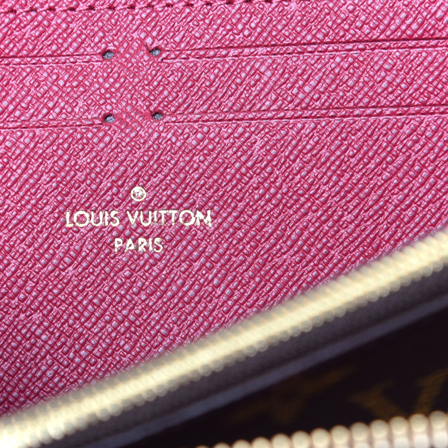 Louis Vuitton Monogram Clemence Wallet Fuchsia 6 of 9