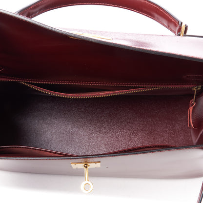 Hermes Box Kelly Sellier 32 Rouge H 11 of 27