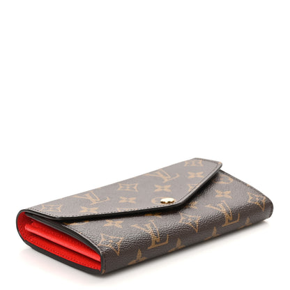 Louis Vuitton Monogram Sarah Wallet NM Coquelicot 4 of 9
