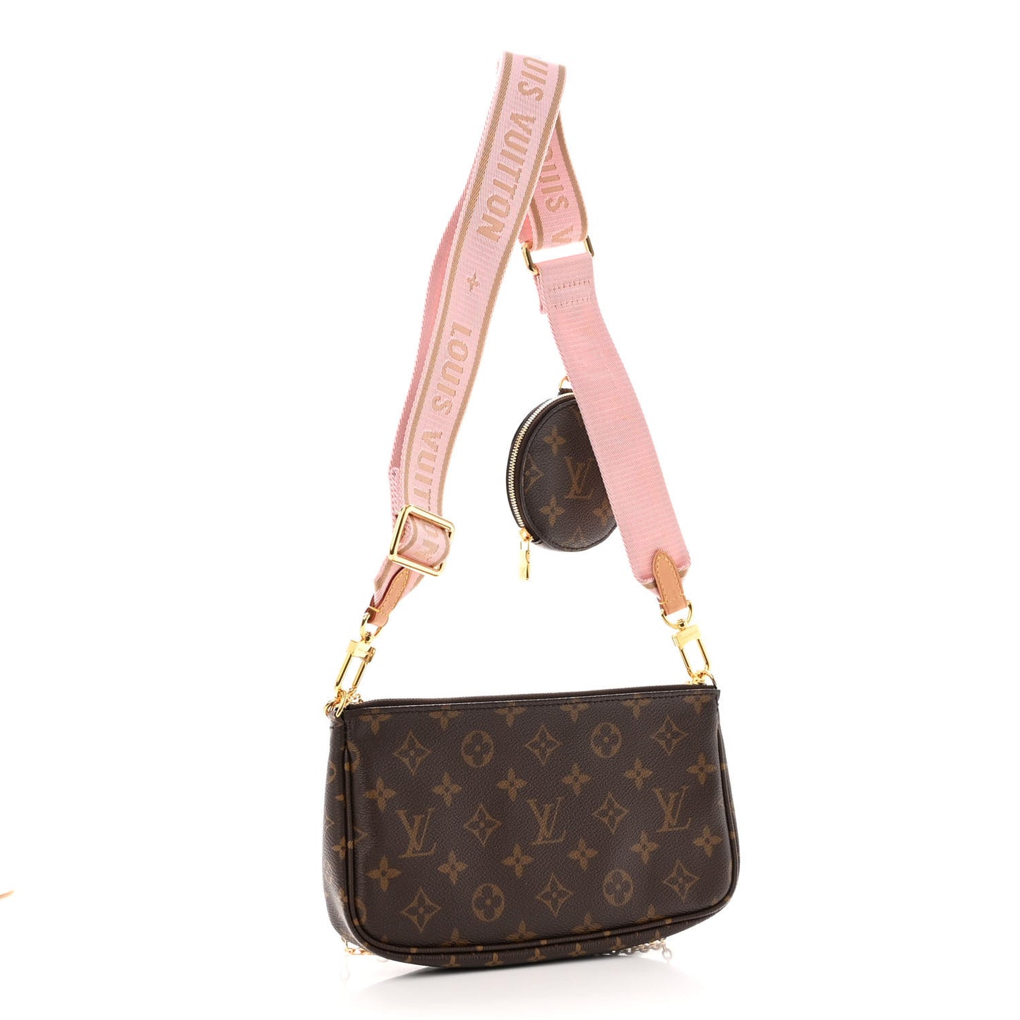 Monogram Multi Pochette Accessories Rose Clair