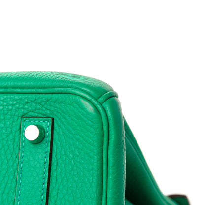 Hermes Taurillon Clemence Birkin 35 Menthe 9 of 14