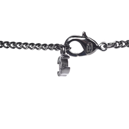 Chanel Crystal CC Medallion Necklace Ruthenium Black 8 of 9
