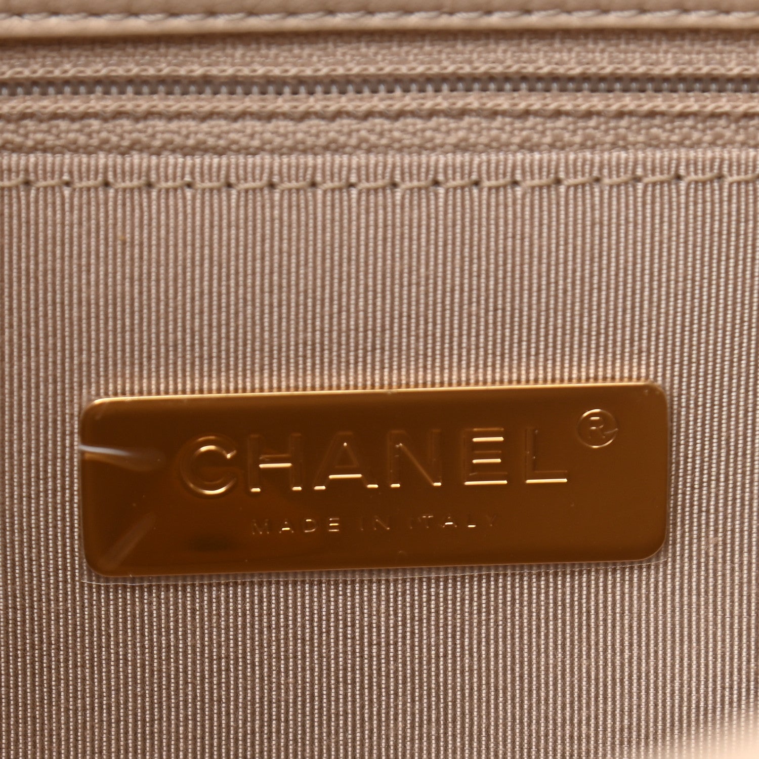 Chanel Goatskin Quilted Medium Chanel 19 Flap Beige 6 of 11