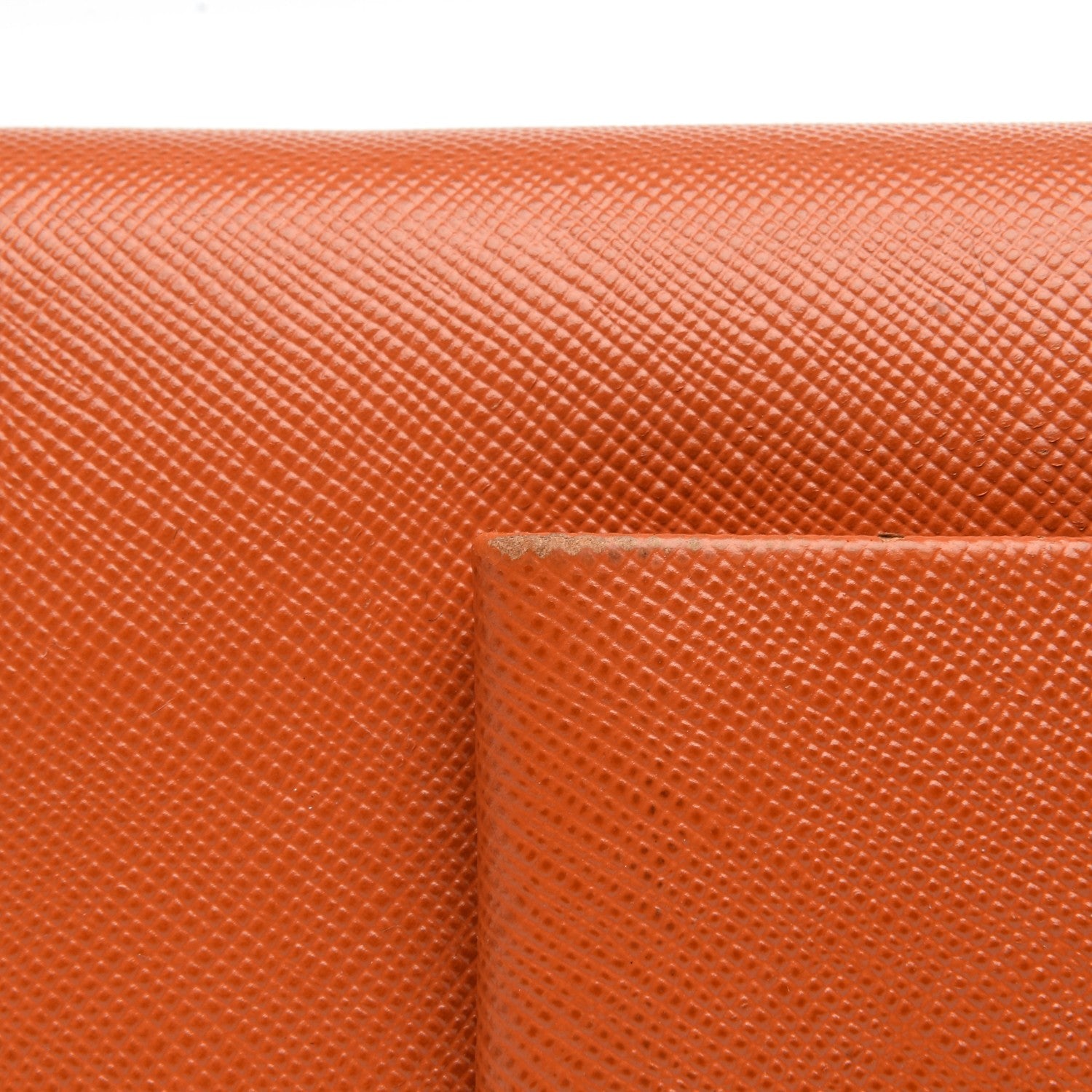 Prada Saffiano Bow Continental Wallet Papaya 8 of 12