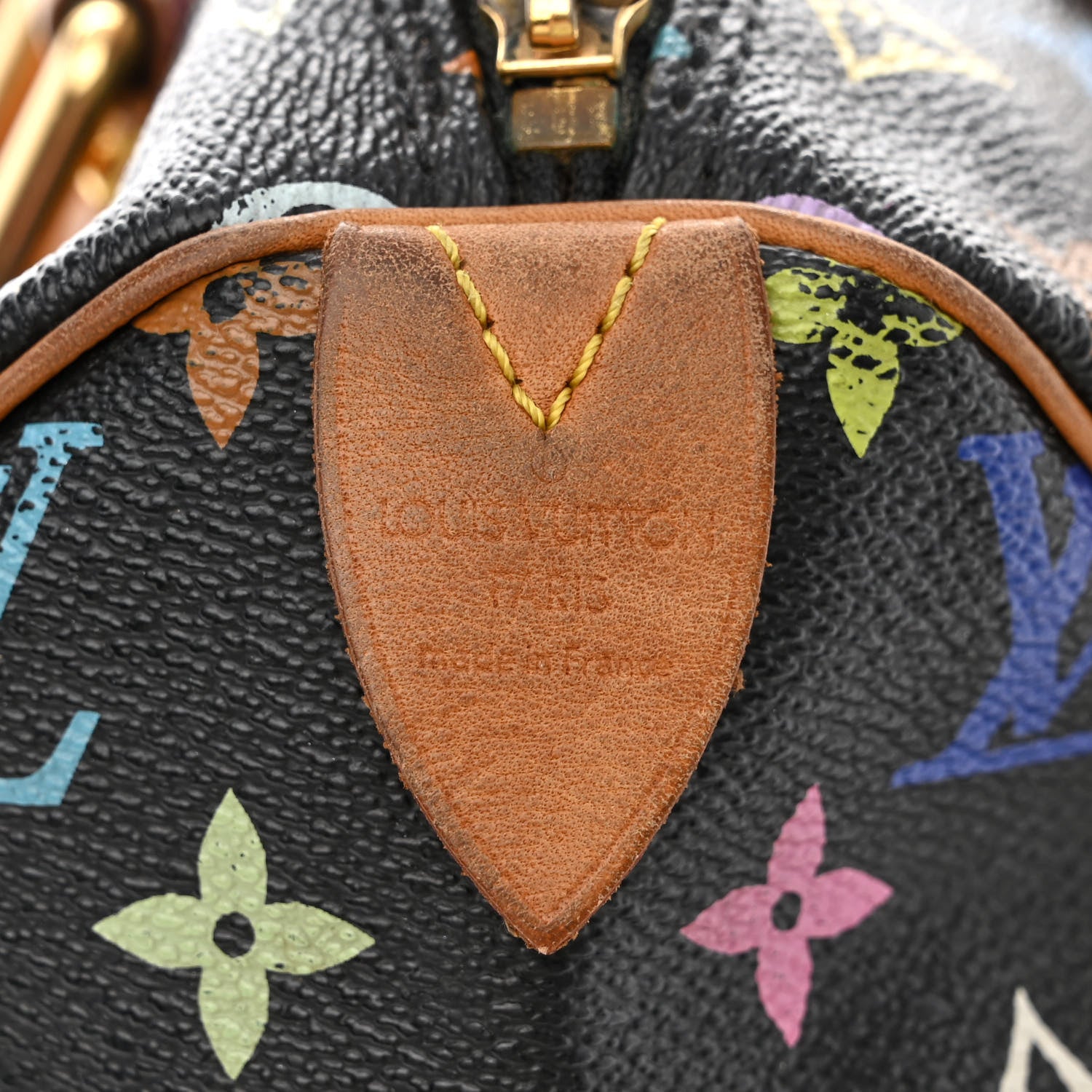 Louis Vuitton Monogram Multicolor Speedy 30 Black 6 of 15