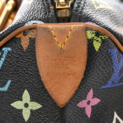 Louis Vuitton Monogram Multicolor Speedy 30 Black 6 of 15