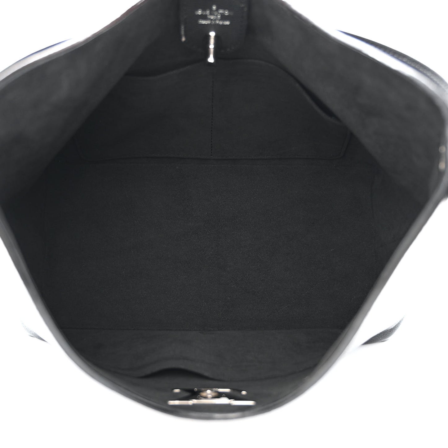 Calfskin Lockme Hobo Black