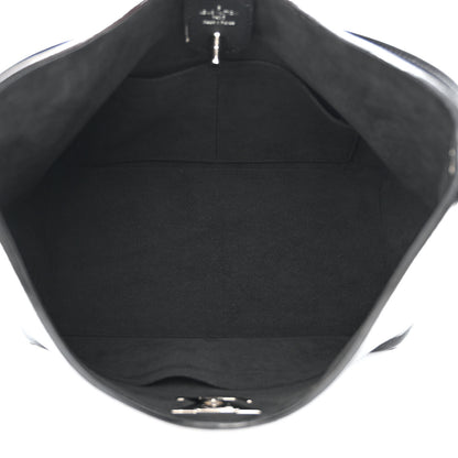 Louis Vuitton Calfskin Lockme Hobo Black 5 of 15