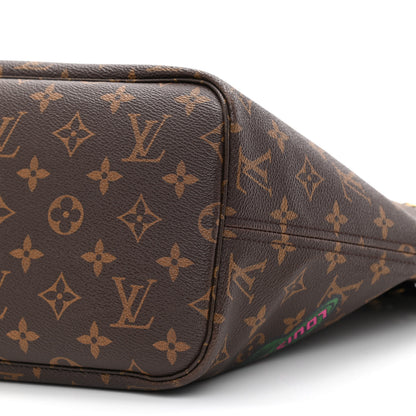Louis Vuitton Monogram World Tour Neverfull MM 11 of 11