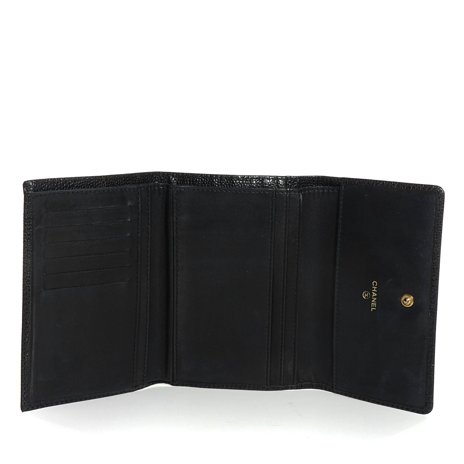 Chanel Caviar Timeless CC Wallet Black 12 of 14