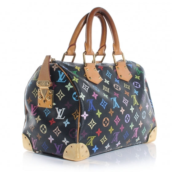 Monogram Multicolor Speedy 30 Black