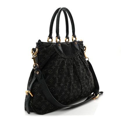 Louis Vuitton Denim Neo Cabby MM Black 3 of 11