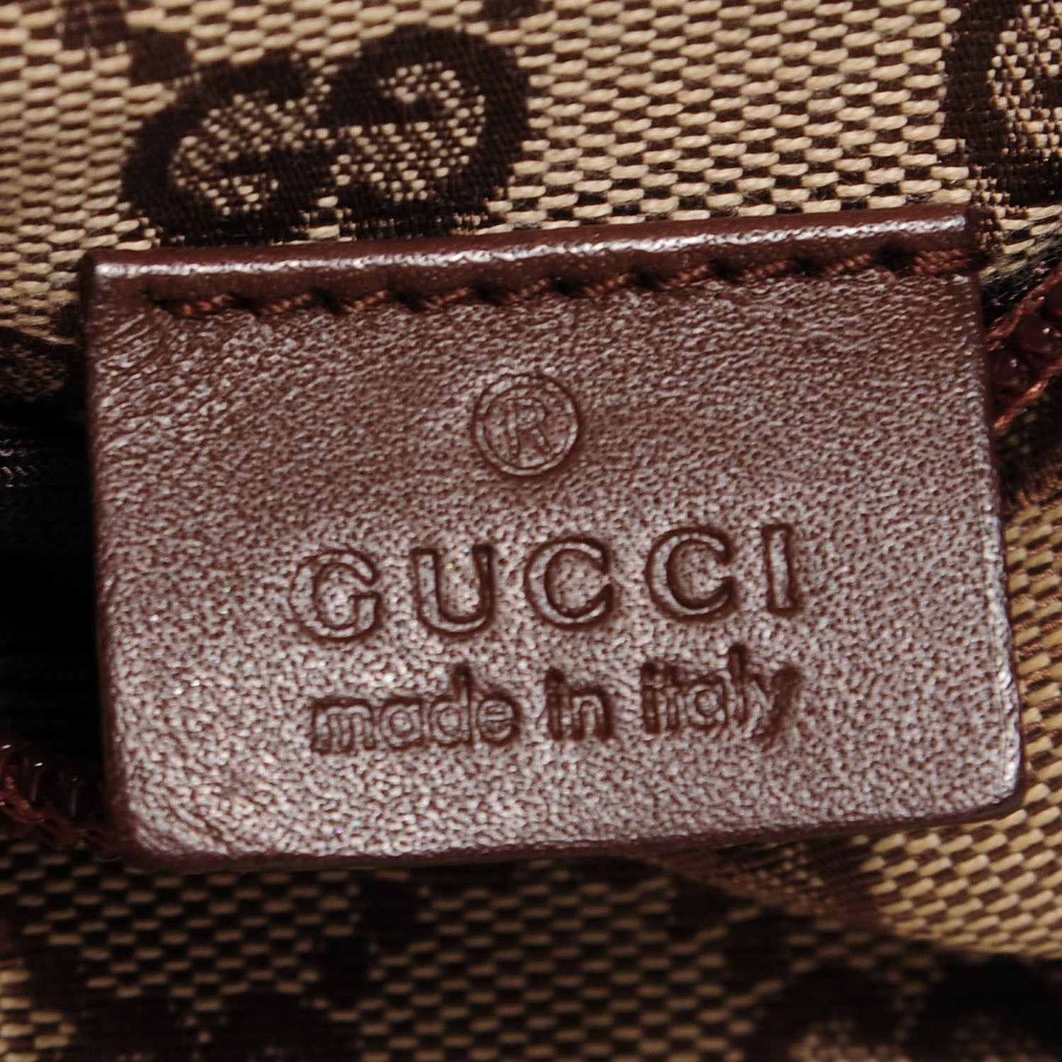 Gucci GG Monogram Web Double Pocket Belt Bag Brown 7 of 8