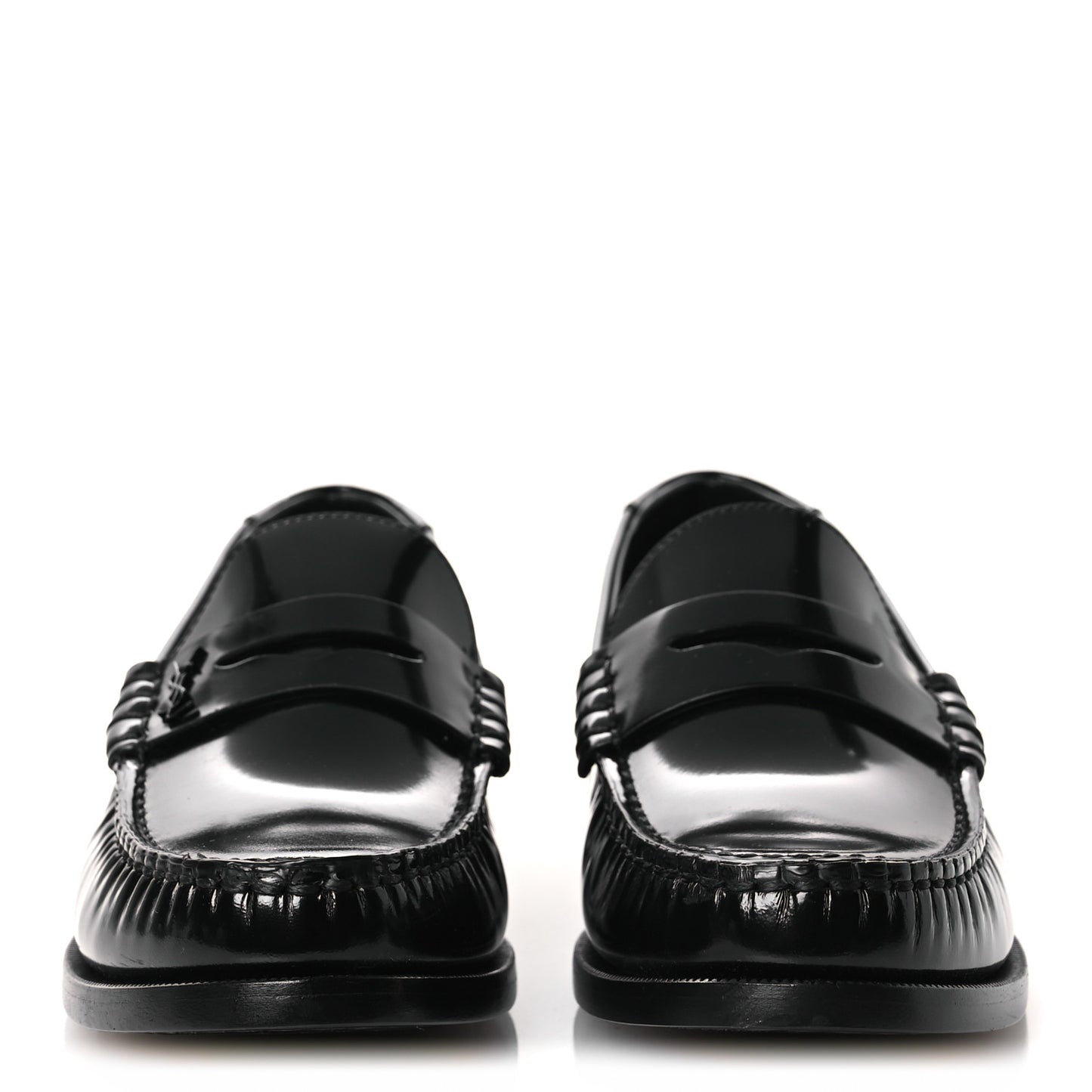 Magnum Lux Calfskin Le Loafer 15 Moccasins 38 Black