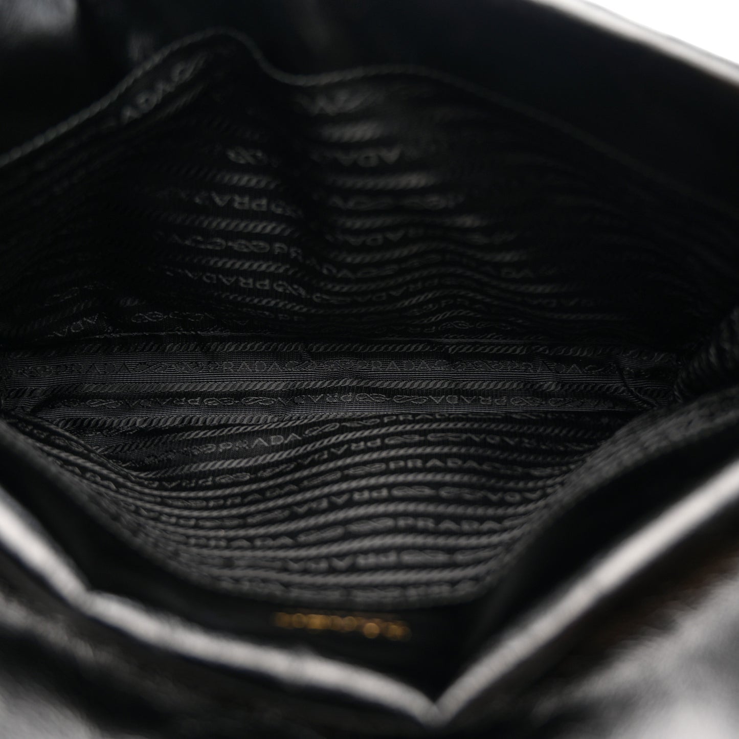 Soft Lux Calfskin Triangle Medium Shoulder Bag Black