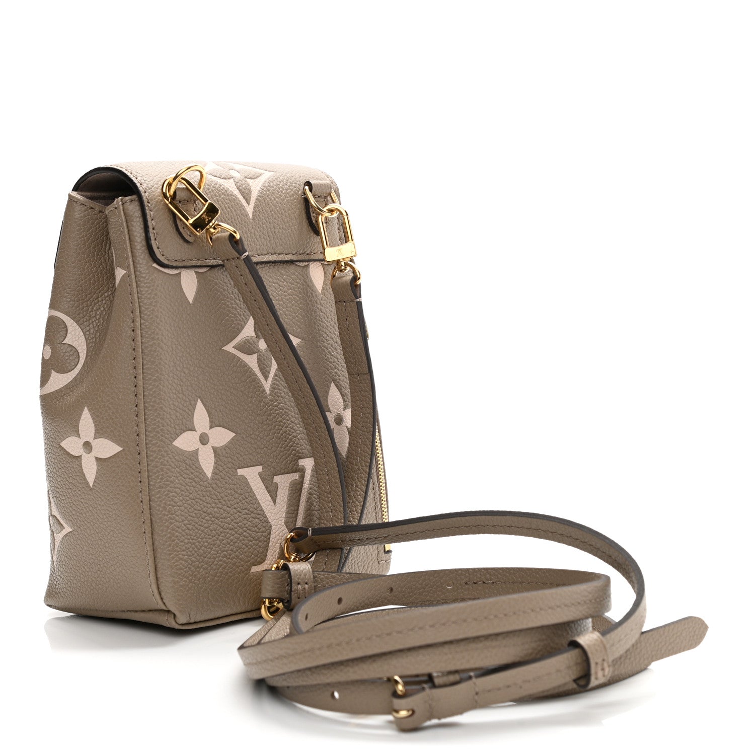 Louis Vuitton Empreinte Monogram Giant Tiny Backpack Tourterelle Cream 3 of 10