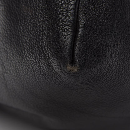 Chanel Grained Calfskin CC Drawstring Bucket Bag Black 8 of 11